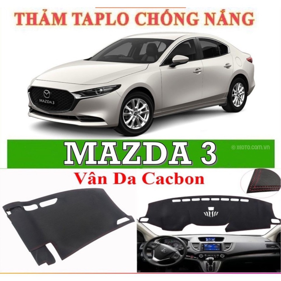 Mazda, thảm taplo da vân carbon chống nóng đủ dòng xe mazda, taplo da cac bon phukiensasa | BigBuy360 - bigbuy360.vn