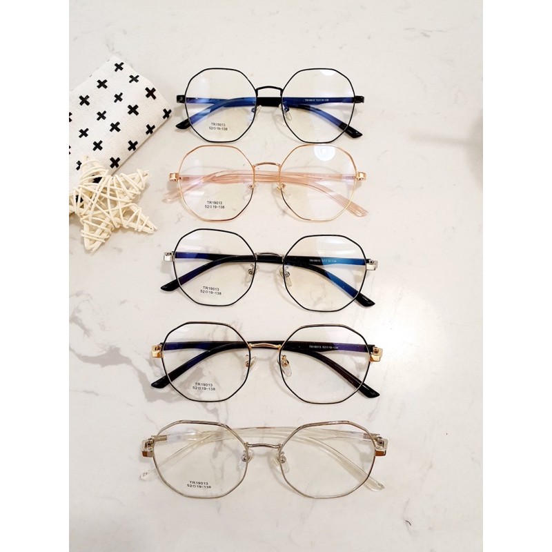 kính cận gọng nhựa, gọng kim loại mắt tròn vuông unisex | BigBuy360 - bigbuy360.vn