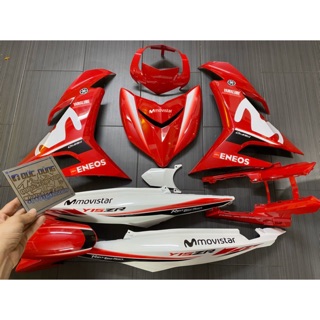 Dàn áo Exciter 150 đỏ trắng tem Movistar