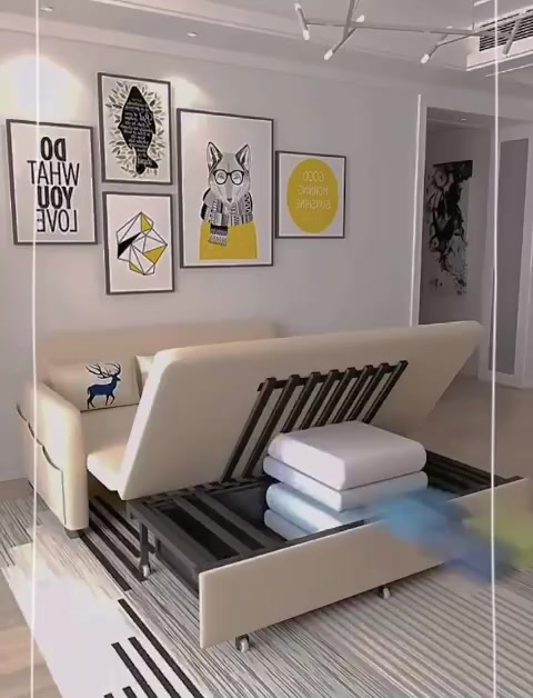 Giường SOFA Thông Minh Gấp Gọn, Có Thể Làm Ghế SOFA Có Ngăn Chứa Đồ Rộng Tiện Lợi 1m2,1m5x1m9 | BigBuy360 - bigbuy360.vn