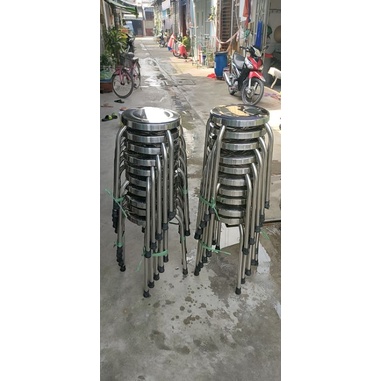 Bộ bàn tròn 1.2m inox 10 ghế SIÊU RẺ MIỄN PHÍ VẬN  CHUYỂN