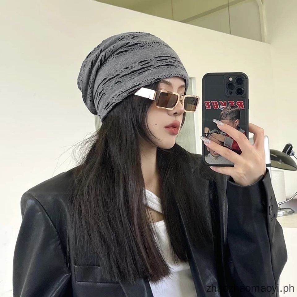 Mũ trùm đầu chống bụi bẩn thoáng khí màu trơn thời trang cho nam và nữ