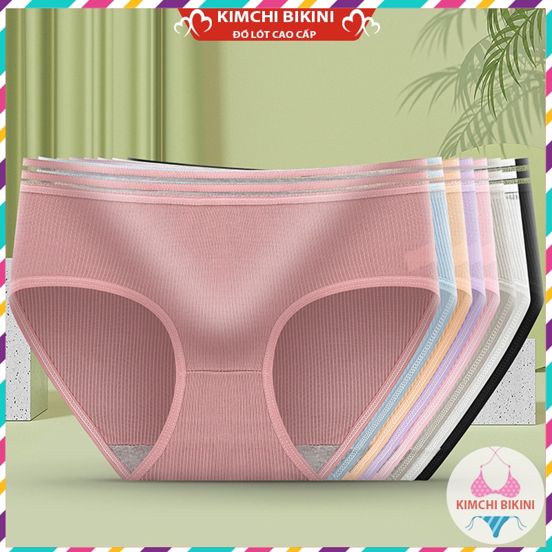 Quần Lót Nữ Cotton vải mềm thông hơi ôm bụng nâng mông KIMCHIBIKINI quần chip nữ size to dể thương QL021