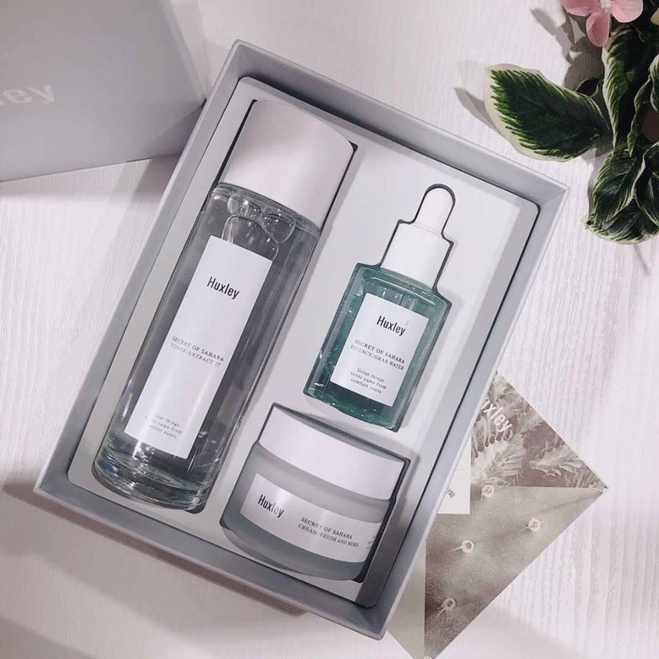 Set dưỡng cấp nước dưỡng ẩm Huxley Hydration Trio Set