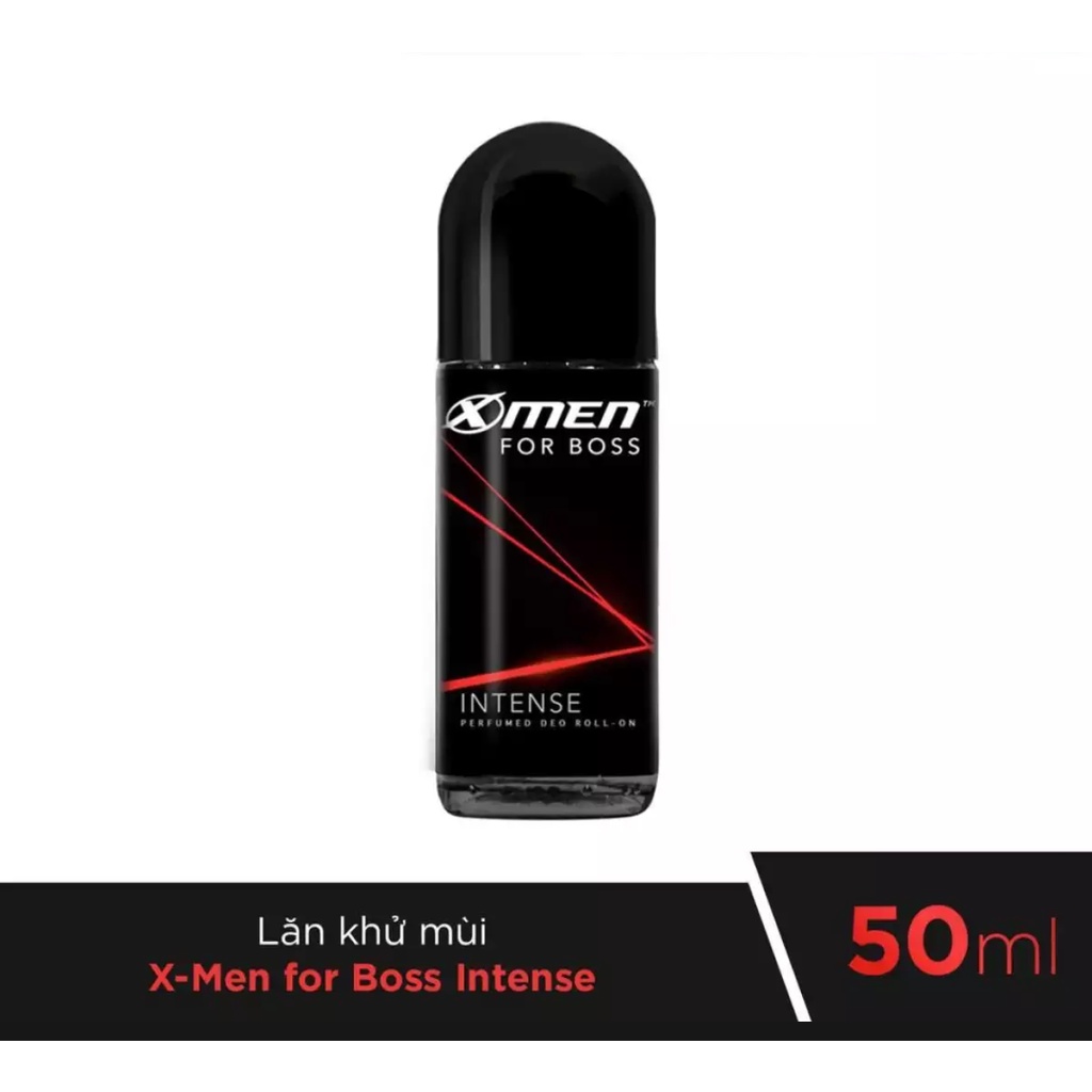 Lăn nách nam XMEN - chai lăn nách For Boss Intense 48H - lăng khử mùi x men Deo Roll-on 50ml