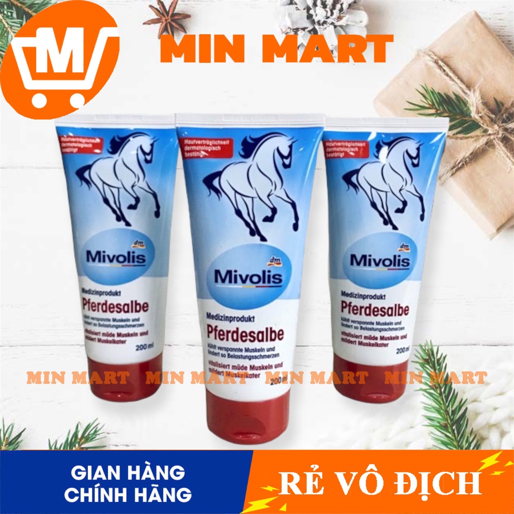 Cao ngựa xoa bóp giảm đau Mivolis (Das Gesunde) Pferdesalbe