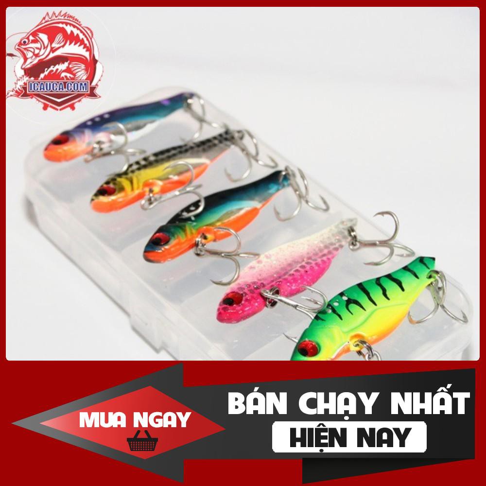 [Siêu Rẻ] Combo Orochi 12g đủ màu tặng hộp lure chuyên câu cá lóc chẽm măng tráp nhồng giá rẻ hiệu q