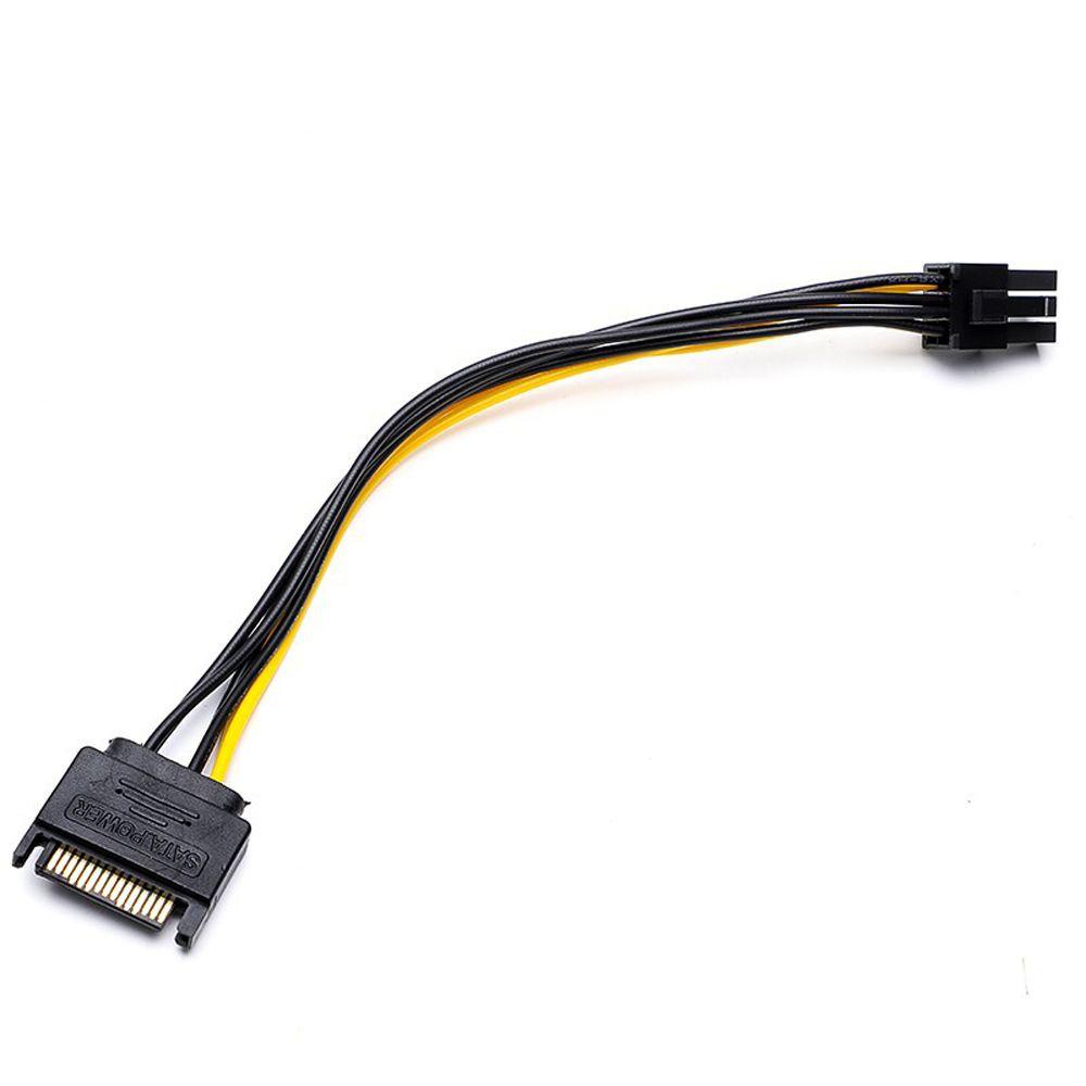 Cáp ChuyểN ĐổI SATA 15 Pin Sang 6 Pin PCI 15 Pin Sang 6 Pin
