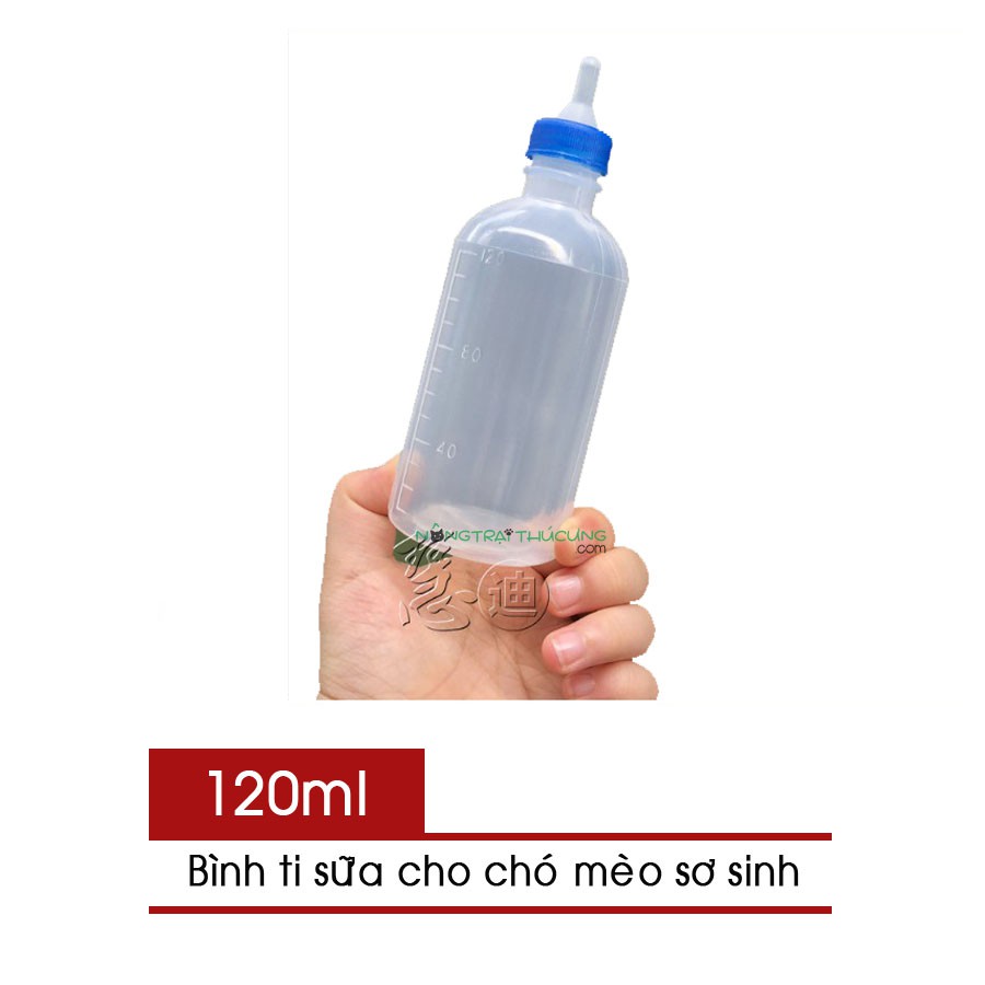 Bình bú - Bình ti sữa cho Chó Mèo sơ sinh 120ml