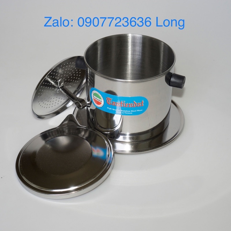 Phin pha cafe inox 100% đủ size 7-8-9-10-hàng dày Tân Tiến Đạt
