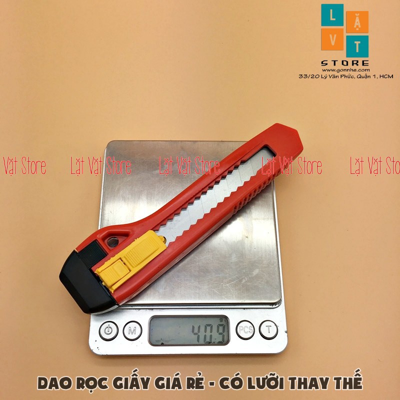 Dao Rọc Giấy Giá Rẻ - Có lưỡi thay thế - dao tiện ích