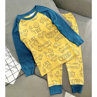 Bộ tay dài quần dài thun Borip size đại 22-45 ký quần áo trẻ em