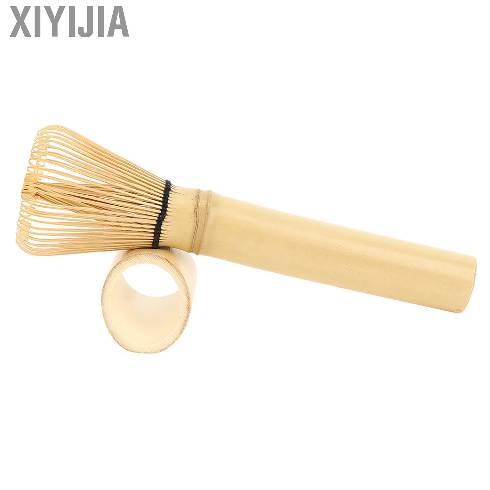 Xiyijia Natural Bamboo Chasen Matcha Green Tea Whisk Long Handle Powder Brush Tool