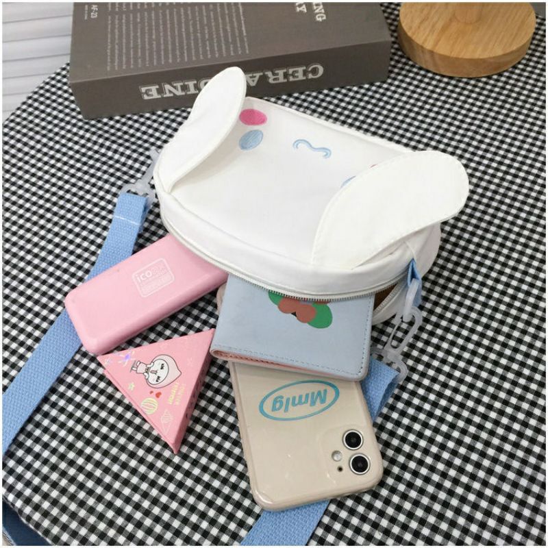 Túi Đeo Chéo Vải Canvas Mini Sanrio Cinnamoroll
