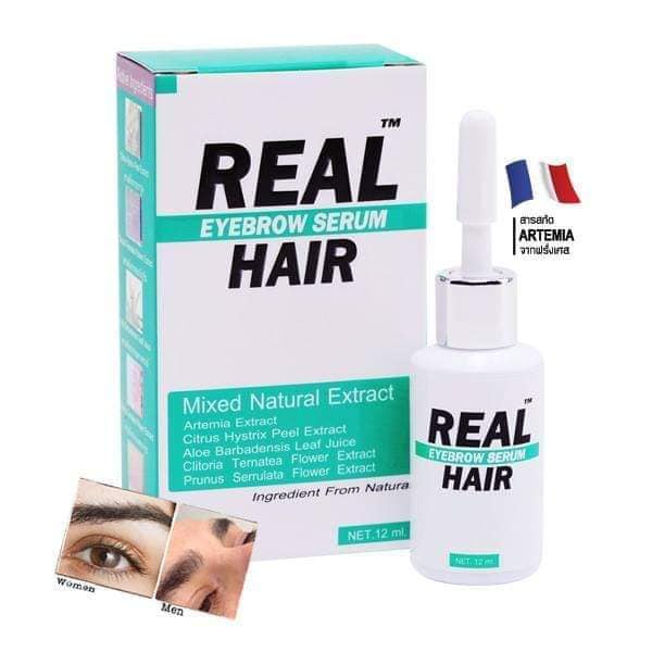 01 Serum Kích Mọc Lông Mi,Lông Mày và Râu...Real Hair Lash &amp; Brow Thái Lam 3ml