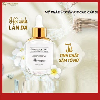SERUM SÂM TỐ NỮ HUYỀN PHI COSMETICS [FREESHIP] dưỡng da trắng căng mịn, se khít lỗ chân lông,dưỡng da trắng sáng