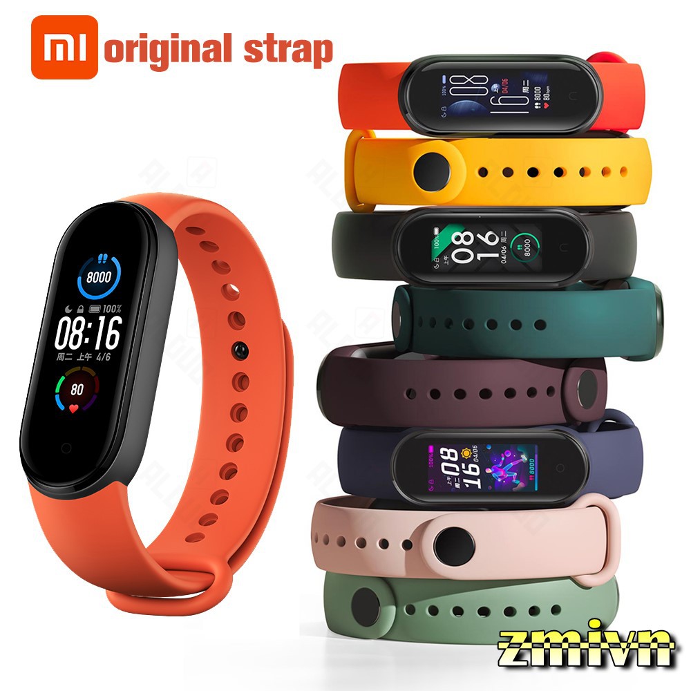 Xiaomi Mi band 5 _ Dây silicon MIJOBS thay thế cho Xiaomi Mi band 5