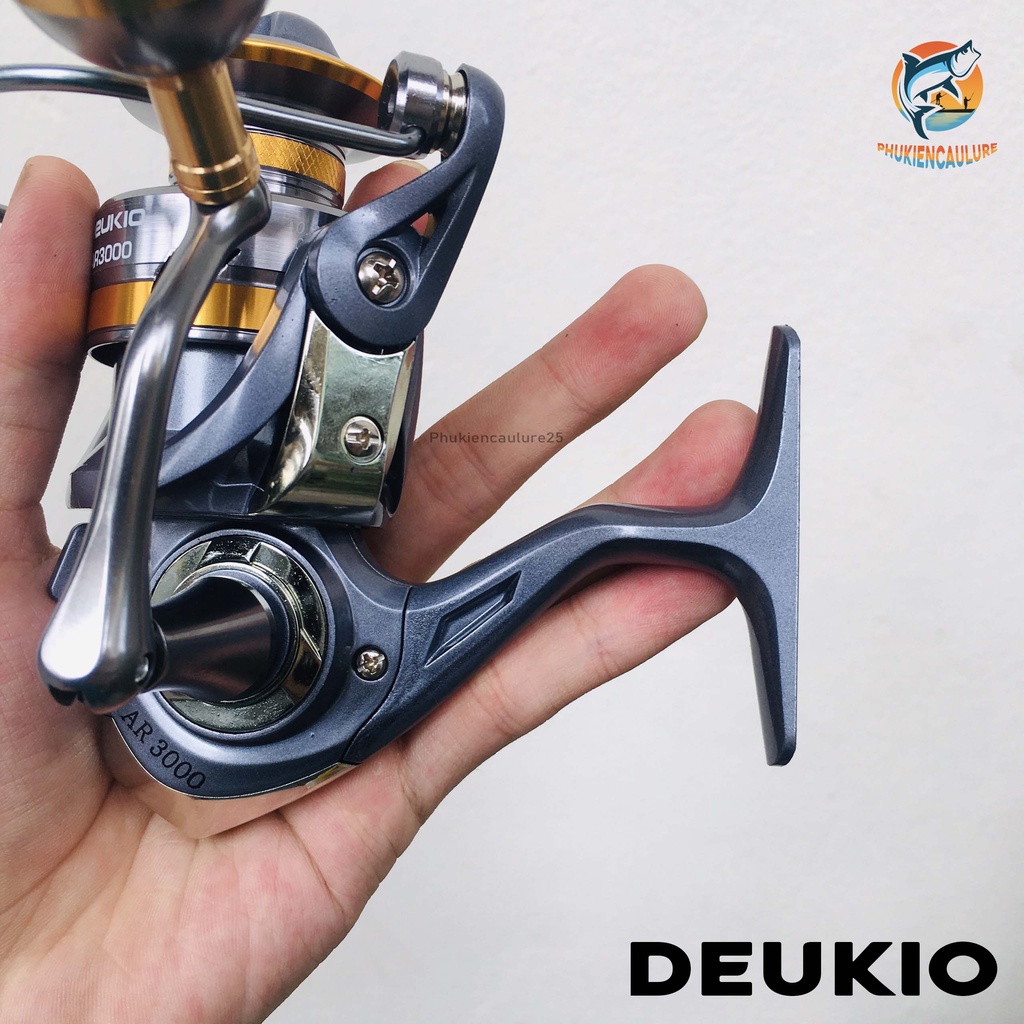 Máy câu cá DEUKIO AR chính hãng siêu khỏe,tay quay hợp kim phukiencaulure25
