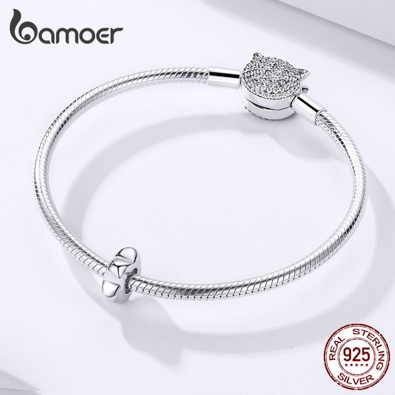 Hạt Phụ Kiện Bamoer Scc1168 Hình Ngôi Sao Năm Cánh Bạc 925