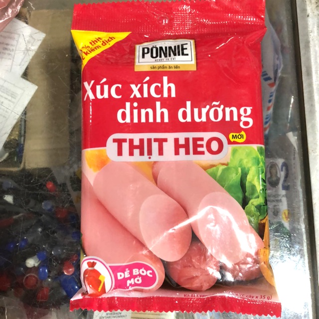 Xúc Xích PONNIE Thịt Heo/ Thịt Bò Gói 105g/175g