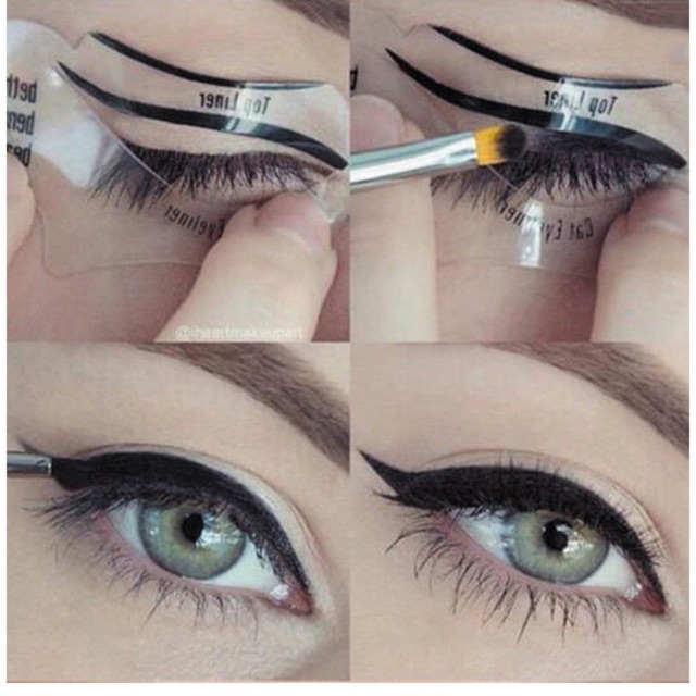 Khuôn kẻ mí Eyeliner và tô bầu mắt