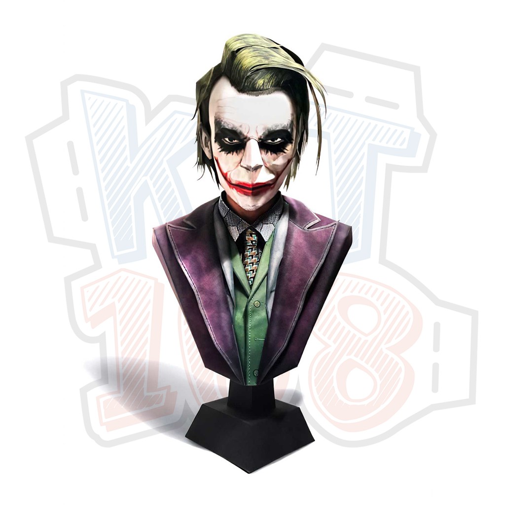 Mô hình giấy Anime The Joker 2008 (Bust)