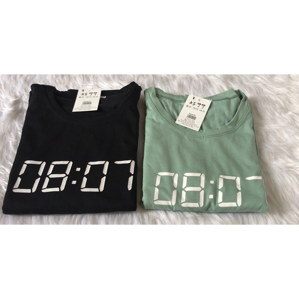 Đồ bộ nữa sát nách logo in mới về chất thin cotton co giãn thoáng mát freesize dưới 65kg