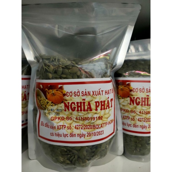Hạt bí XANH cao cấp NGHĨA PHÁT -HSD:2024