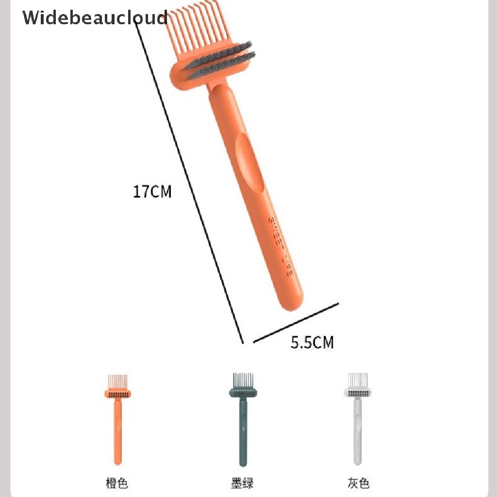 Dụng cụ vệ sinh cho lược chải tóc tiện dụng với tay cầm bằng nhựa