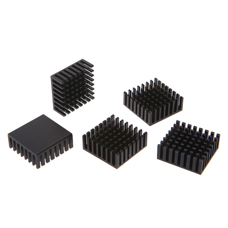 Set 5 Khối Nhôm Tản Nhiệt Cho Máy Tính 25x25 X 10mm