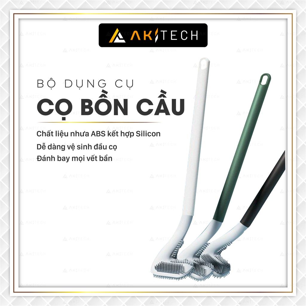 Chổi Cọ Toilet Thông Minh Silicon Mẫu Mới Nhất 2021