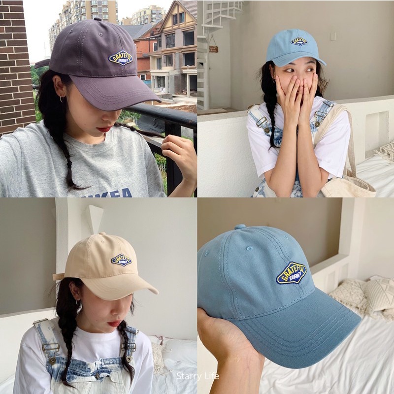 Mũ Lưỡi Trai Chống Nắng Màu Trơn Thêu Họa Tiết Thời Trang Cho Nam Và Nữ Sự Bảo Vệ