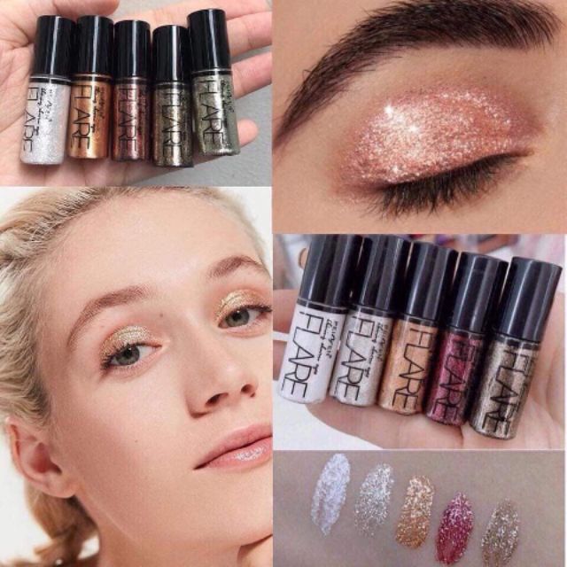 Set 10 gel nhũ mắt Flare