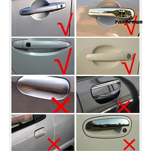 Set 4 phim dán trong suốt cho tay nắm cửa xe hơi