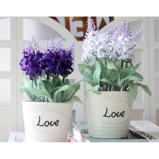 Nhánh hoa lavender giả nhiều màu (không kèm bình cắm)