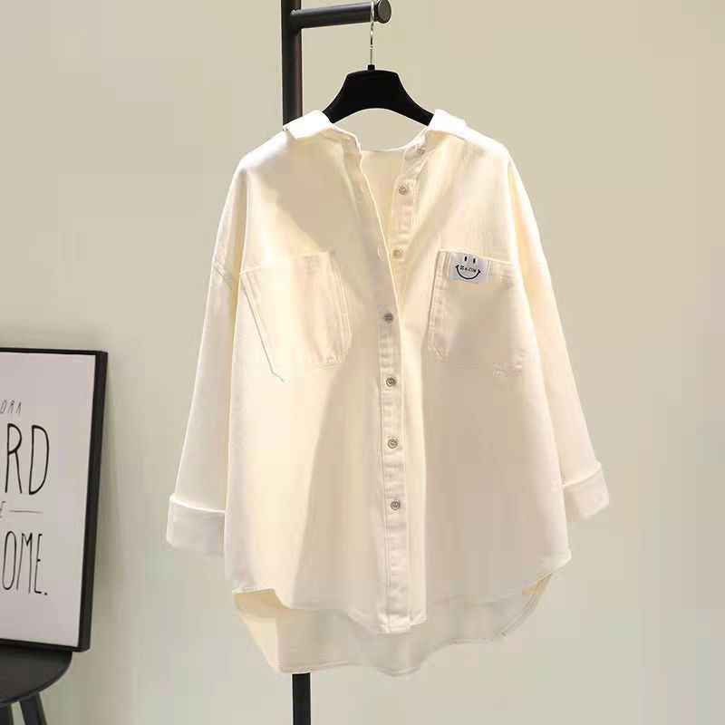 Áo Sơ Mi Cotton Tay Dài Thoải Mái Thời Trang Hàn Quốc Kiểu Mới Size S 2022