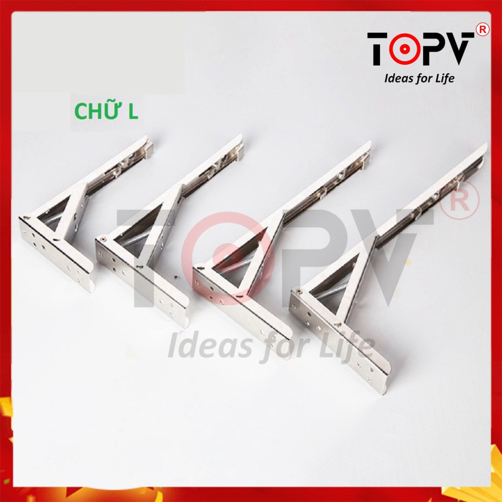 Bộ 2 chiếc bản lề, bản lề gập thông minh, chữ L, chữ K 1  - TopV
