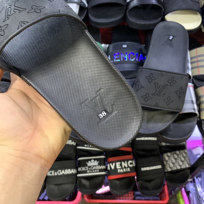 Dép Lê Nam Cao Su Sần Nổi Hoa Chữ Đế Cứng- Kèm Video