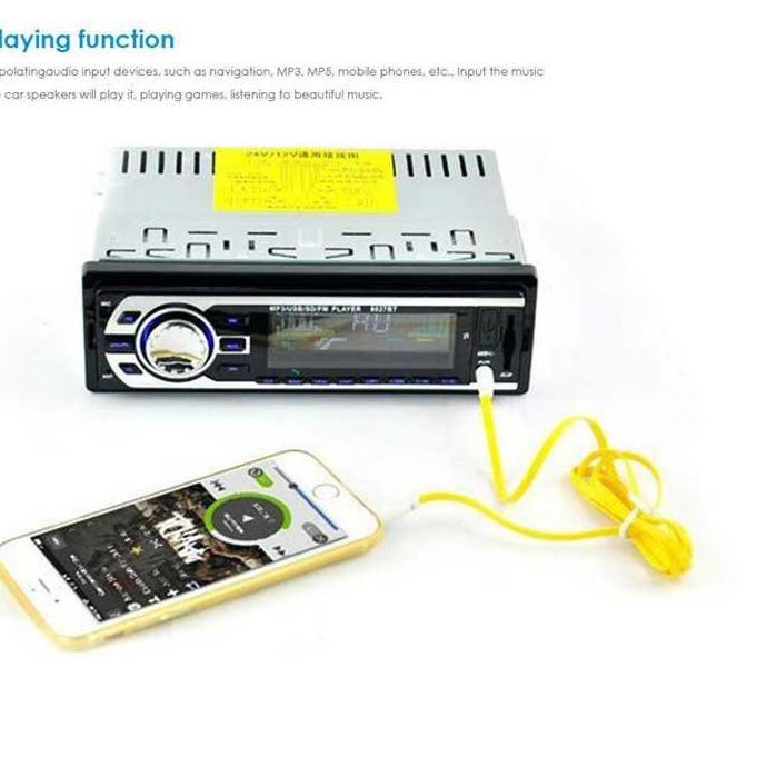 Máy nghe nhạc MP3 FM Radio lq1 kết nối Bluetooth đa năng trên xe hơi