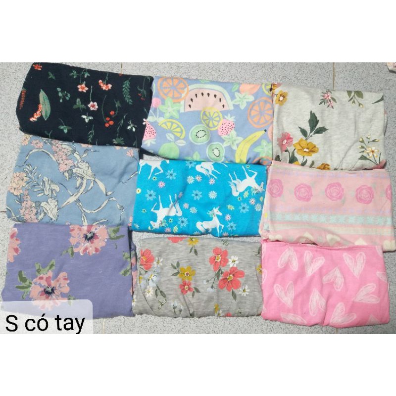 Sỉ, lẻ váy cotton 2 chiều ngắn tay cho bé gái
