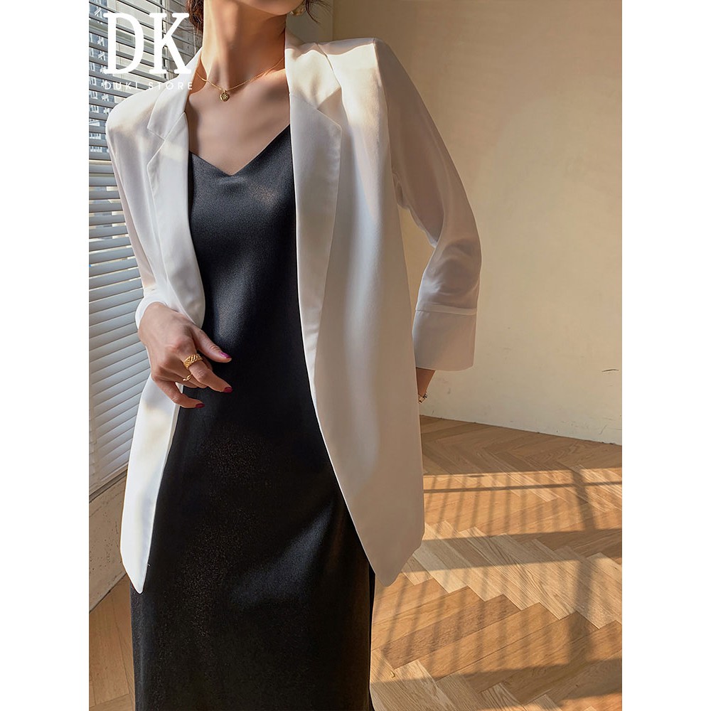 HOT 2021 | Áo vest nữ blazer chất liệu Lụa cực sang - DUKI STORE