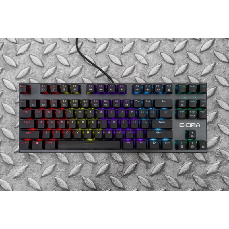 Phím cơ Edra EK3087 v2  Rainbow Led/ EK3087 Red Led chính hãng