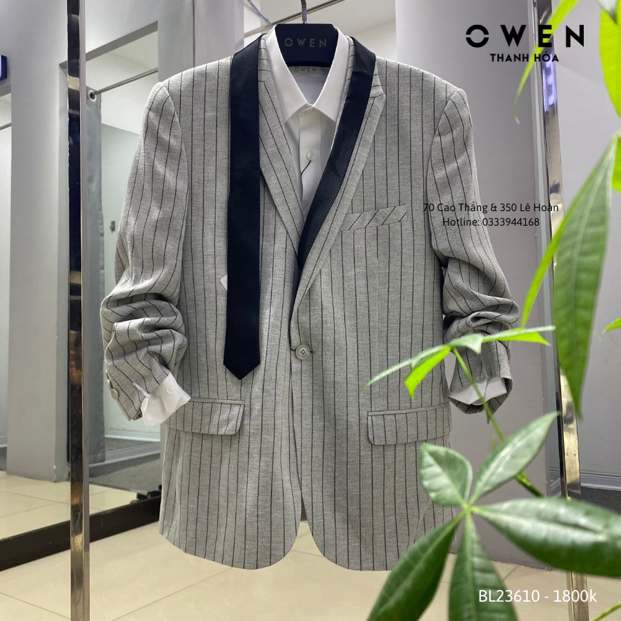 Áo Blazer nam OWEN - Hàng chính hãng - hàng mới về - BL23065