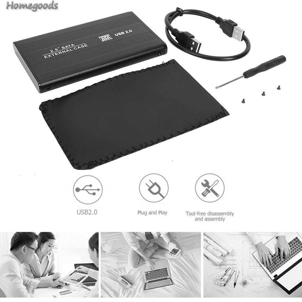 Hộp Đựng Ổ Cứng Chuyển Đổi 2.5 Inch Usb 2.0 Sang Sata | BigBuy360 - bigbuy360.vn