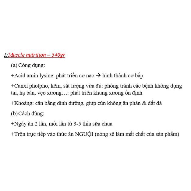 Muscle Pet Nutrition - Khoáng Dành Cho Chó Giúp Tăng Cơ Bắp, Tạo Nạc, Đẹp Lông Da, Kích Thích Ăn 340gr