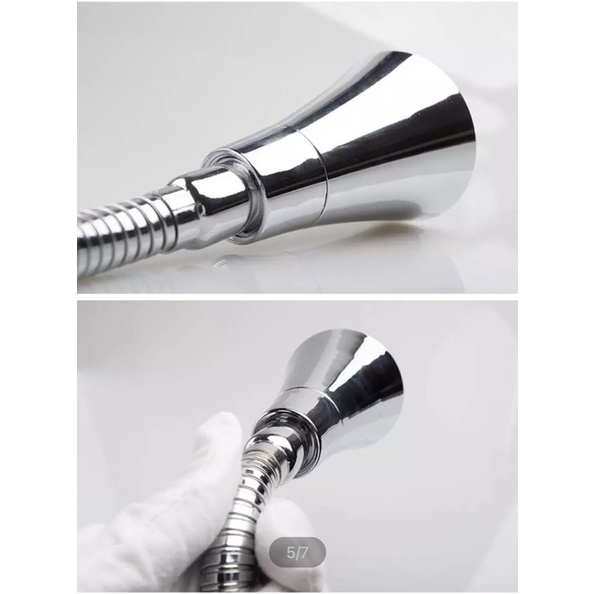 Đầu nối vòi rửa bát 2 chế độ cần cứng quả loe cho các loại vòi