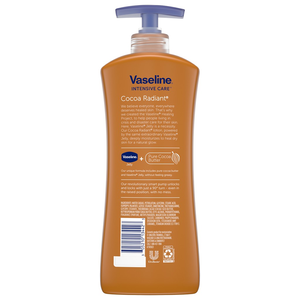 Dưỡng Thể Toàn thân Vaseline Lotion 600ml  các loại