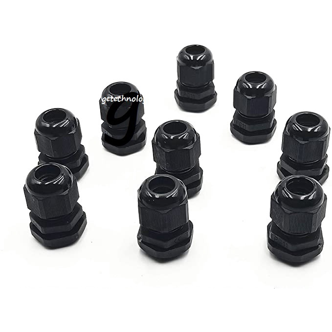 1 chiếc  ốc xiết cáp/ốc siết cáp PG29, PG36 đen trắng, cút xiết cáp/cút siết cáp PG29, PG36 đen trắng