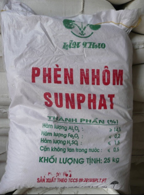 (1kg) Phèn Đơn, Phèn Nhôm Sunfat Xử lý nước sạch....