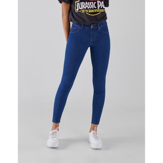 Quần Jeans Nữ Lưng Cao Bershka săn sale nâng mông Cao Cấp OHS3086